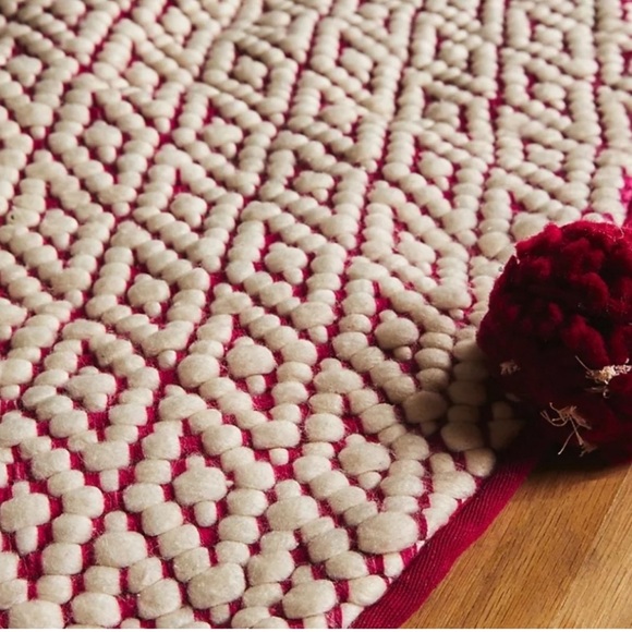 Anthropologie Wilma Tree Skirt - Cream/Raspberry - Picture 4 of 8